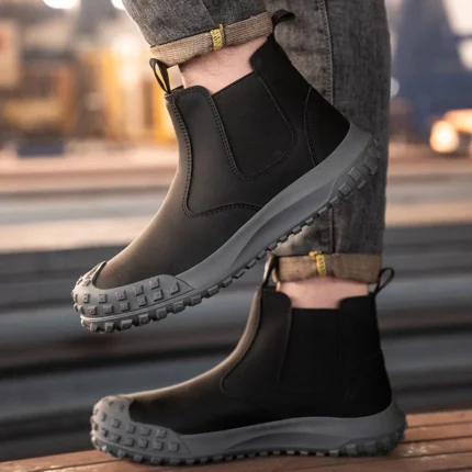 PU Sole Work Boots Export Quality