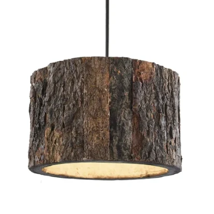 Neem Wood Artisan Lamp