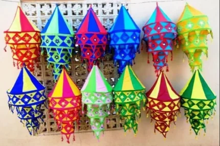 Handwoven Cotton Construction Lamp